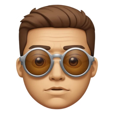 Cyclops with one lens sunglasses  sticker