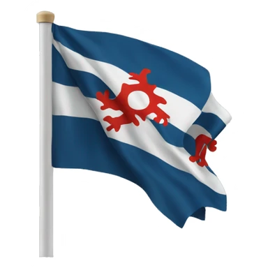 Calabria flag sticker