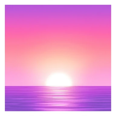 Shiny pastel rose-pink-lavender-violent-gradient sunset aesthetic realistic real life sunrise aesthetic decorations sticker