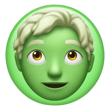 green circle sticker