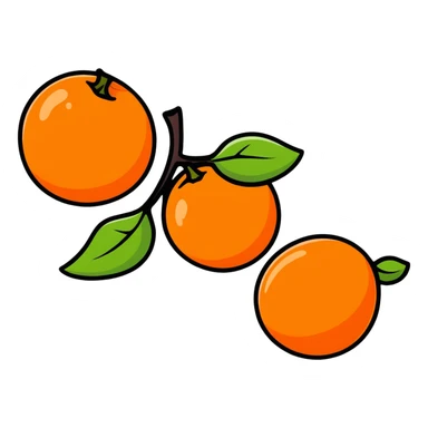 tangerine sticker