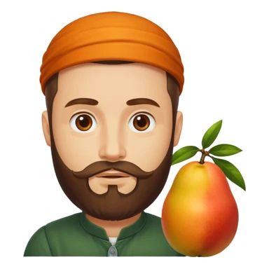 Louis de Nagy-Bocsa barbe, mangue  sticker