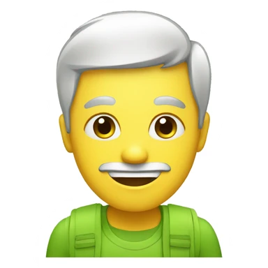 eco-friendly person sticker