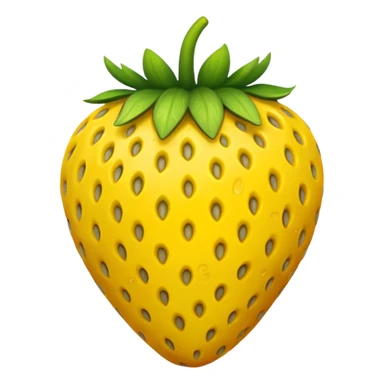Strawberry: yellow seem sticker