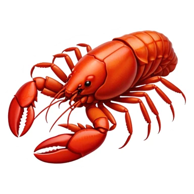 crawfish, side view sticker