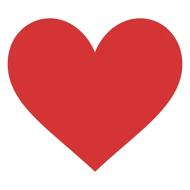 object symbolizing love, no background sticker