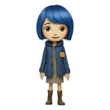 Coraline Jones sticker