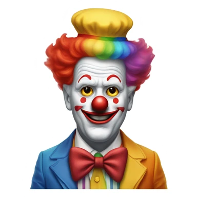 Donald Trump en clown sticker