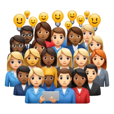 a team of people who work together sticker