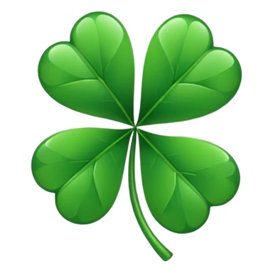  Un Trébol de 5 hojas Black clover sticker