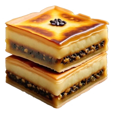 martabak manis-cinematic-realistic-martabak manis-dish-emoji,-depicted-as-a-single,-square-slice-of-sweet,-thick-martabak manis-with-a-rich,-indulgent-filling,-rendered-with-detailed-textures-and-vibrant,-appetizing-lighting sticker