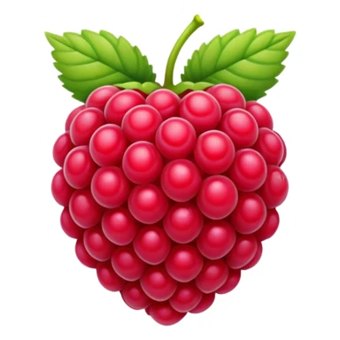 raspberry emoji sticker