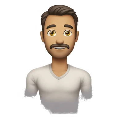 homem com o dedo para cima sticker