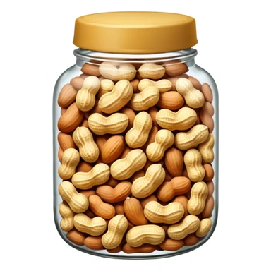 filled with peanuts sticker