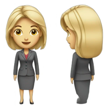 businesswoman sticker