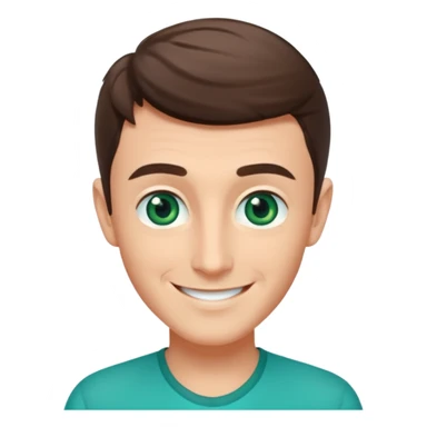 George Russell F1 green eyes with turqoise outfit sticker