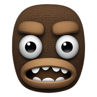 sackboy looking angry sticker