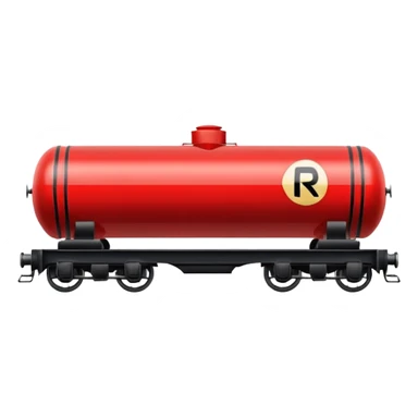 railway fuel car sticker