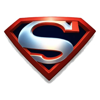 superman logo sticker