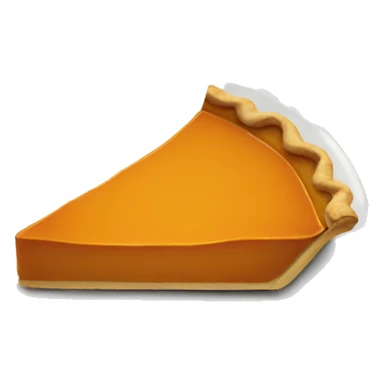 Pumpkin pie slice sticker