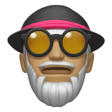 Luffy muslim sunglasses sticker