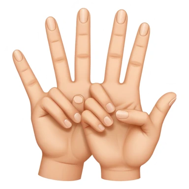 hand-sign 3 sticker