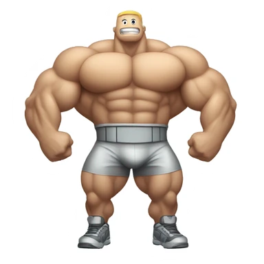 battery like a bodybuilder sticker