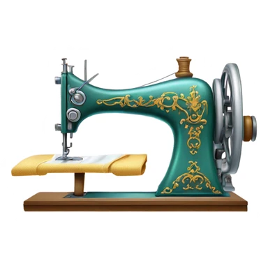 princess aurora traditional sewing machine  sticker