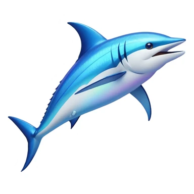  Blue Miami Marlin sticker