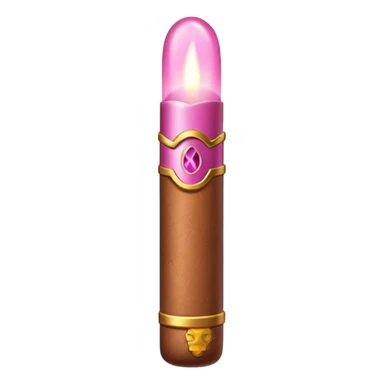 pink cigar  sticker