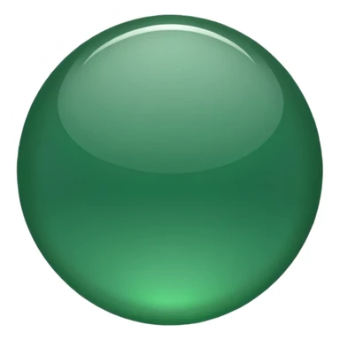 Make a plain green circle sticker