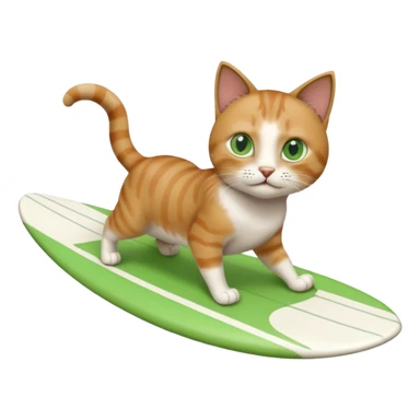gato surfer sticker