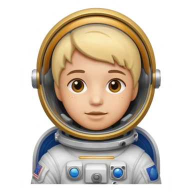 astronaut suit character sticker