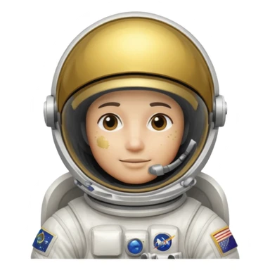 Astronaut on moon sticker