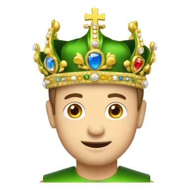 zelensky ukrain president in crown sticker