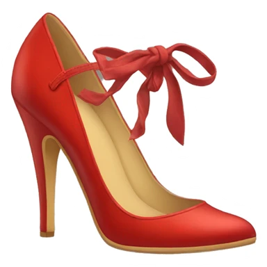Red shoes sticker