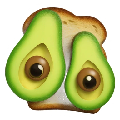 Avocado on toast  sticker