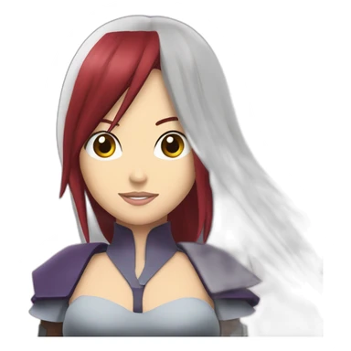 erza scarlett sticker