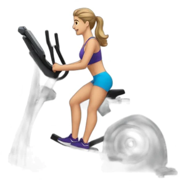 maquina de gimnasio vacia sticker