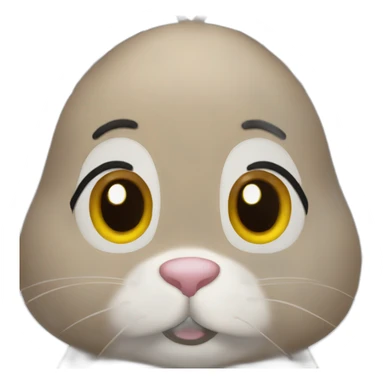 Conejo de pascua sticker