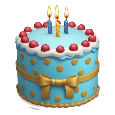 birthday cake sticker