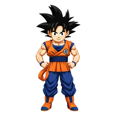 Goku from dragon ball z sticker