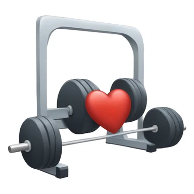 Gym heart  sticker