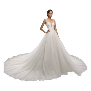 white wedding dress sticker