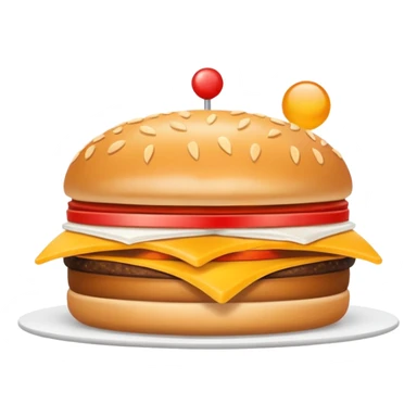 fast food restaurant sticker