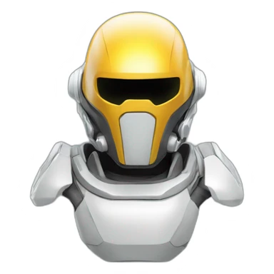 futuristic Anti-Matter Helmet technology sticker