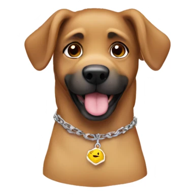 Dog necklace name Rada sticker