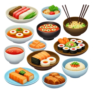 Japanese food sticker