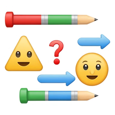 50/50 question sticker