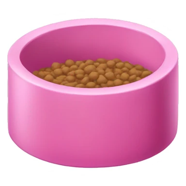 Pink kibble sticker